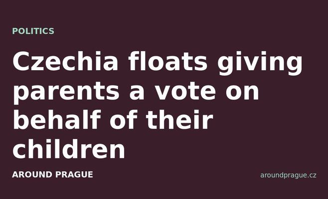 Czechia floats giving parents a vote on behalf of their children