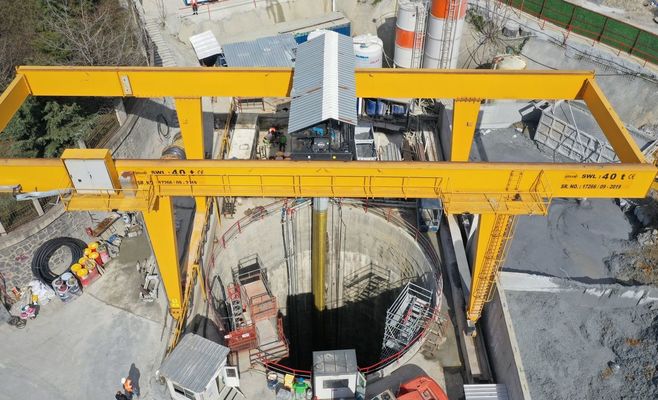 Под Бенешовом начали бурить штольню для тоннеля трассы D3