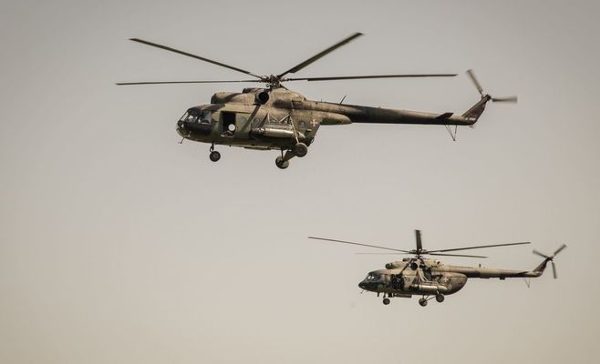 Российский Су-35 по ошибке сбил свой вертолёт Ми-8 под Воронежем