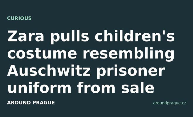 Zara pulls children's costume resembling Auschwitz prisoner uniform from sale