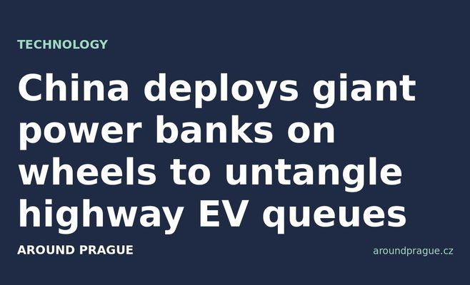 China deploys giant power banks on wheels to untangle highway EV queues