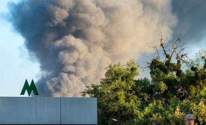 Россия среди бела дня ударила по Киеву и Харькову: поражены ресторан и поликлиника