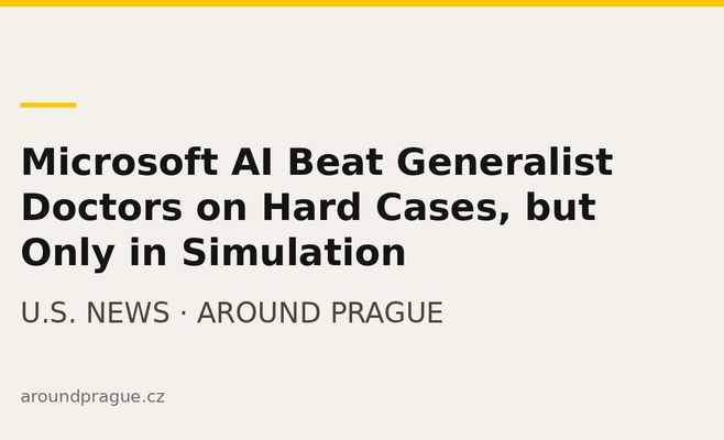 Microsoft AI Beat Generalist Doctors on Hard Cases, but Only in Simulation