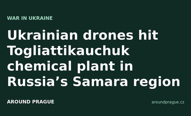 Ukrainian drones hit Togliattikauchuk chemical plant in Russia’s Samara region