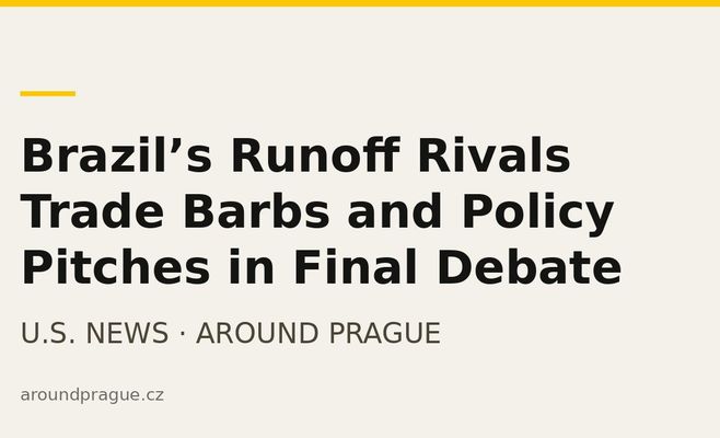 Brazil’s Runoff Rivals Trade Barbs and Policy Pitches in Final Debate
