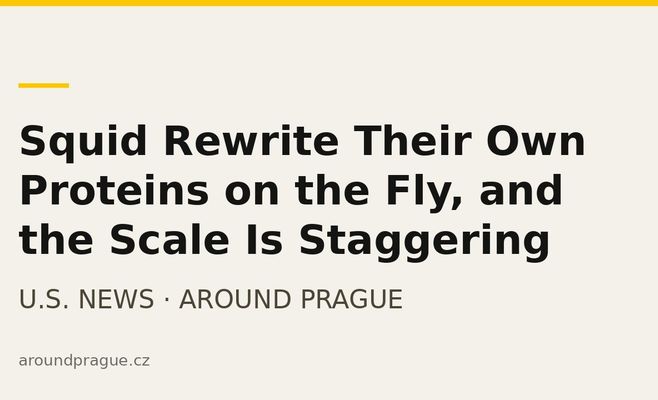 Squid Rewrite Their Own Proteins on the Fly, and the Scale Is Staggering