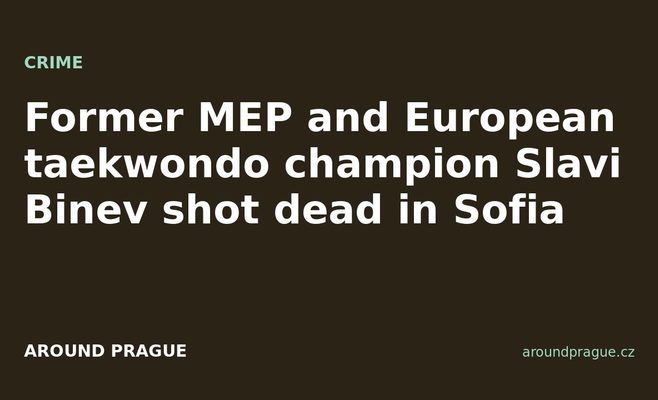 Former MEP and European taekwondo champion Slavi Binev shot dead in Sofia