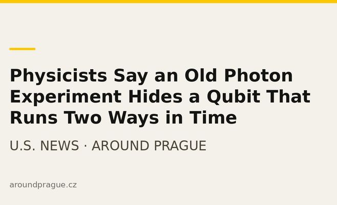 Physicists Say an Old Photon Experiment Hides a Qubit That Runs Two Ways in Time