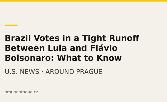 Brazil Votes in a Tight Runoff Between Lula and Flávio Bolsonaro: What to Know