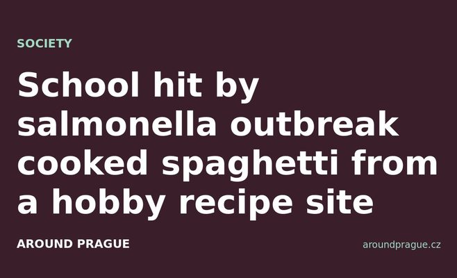 School hit by salmonella outbreak cooked spaghetti from a hobby recipe site