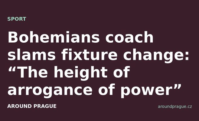 Bohemians coach slams fixture change: “The height of arrogance of power”