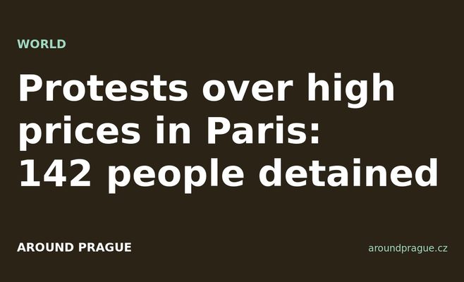 Protests over high prices in Paris: 142 people detained