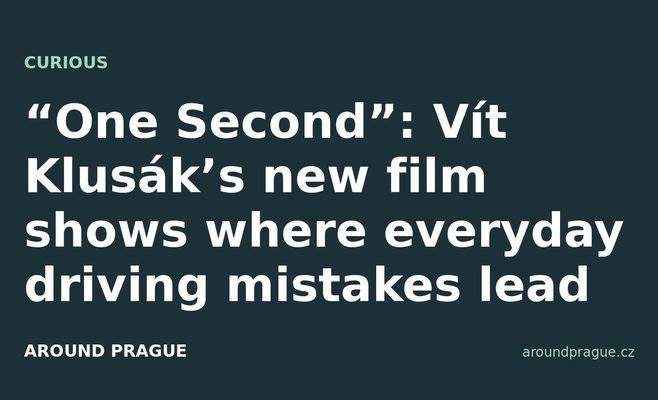 “One Second”: Vít Klusák’s new film shows where everyday driving mistakes lead