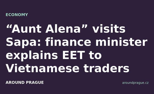 “Aunt Alena” visits Sapa: finance minister explains EET to Vietnamese traders