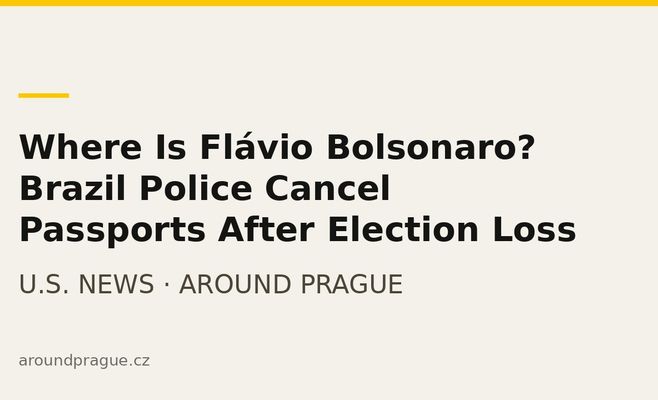 Where Is Flávio Bolsonaro? Brazil Police Cancel Passports After Election Loss