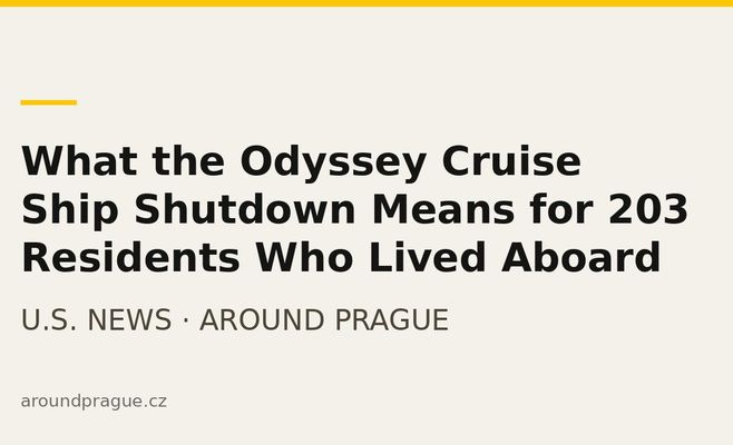What the Odyssey Cruise Ship Shutdown Means for 203 Residents Who Lived Aboard
