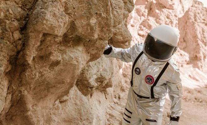 Mars Rover Prepares to Drill Rock Studded With Strange Discs and Needles