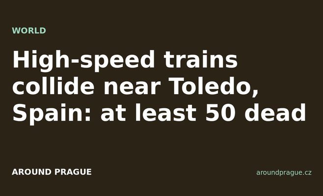 High-speed trains collide near Toledo, Spain: at least 50 dead