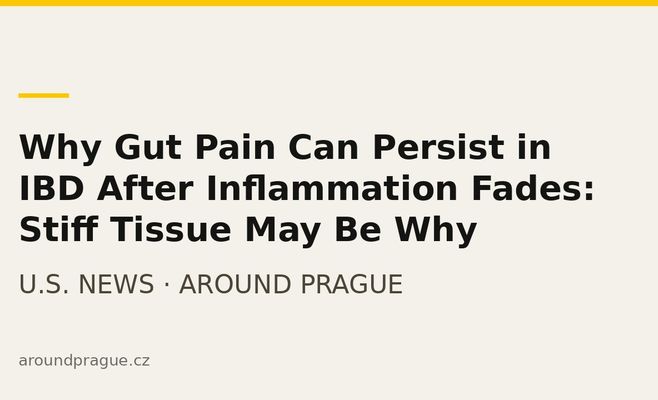 Why Gut Pain Can Persist in IBD After Inflammation Fades: Stiff Tissue May Be Why
