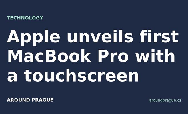 Apple unveils first MacBook Pro with a touchscreen