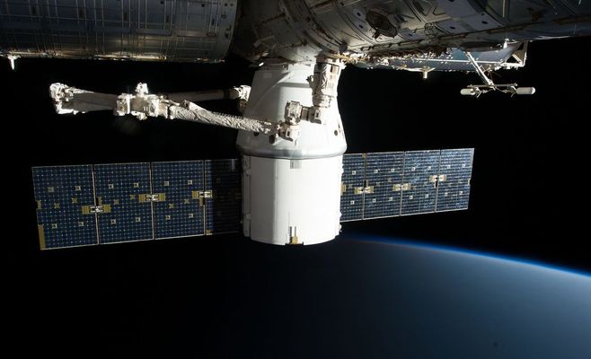 Astronauts Unroll a 63-Foot Solar Array on the Space Station's 100th U.S. Spacewalk
