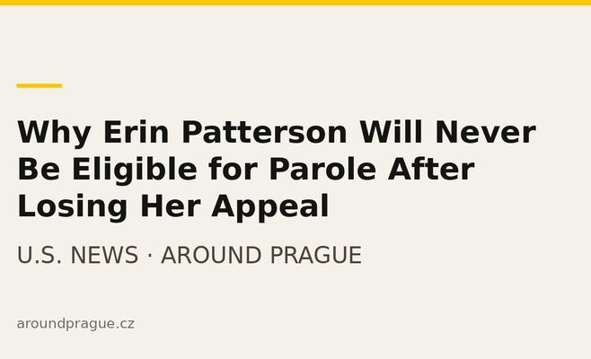 Why Erin Patterson Will Never Be Eligible for Parole After Losing Her Appeal