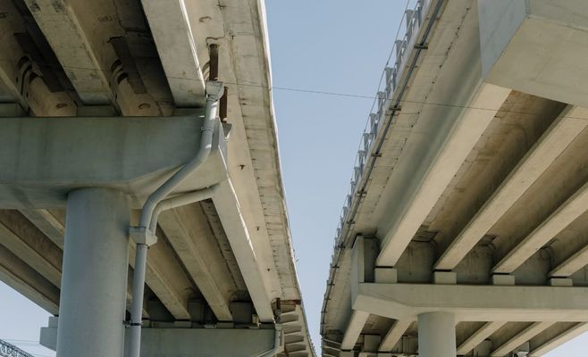 Wood found cast into the piers of a German bridge costing billions of crowns