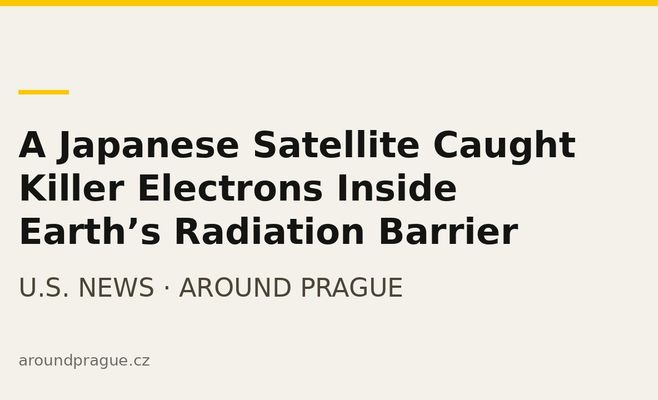 A Japanese Satellite Caught Killer Electrons Inside Earth’s Radiation Barrier