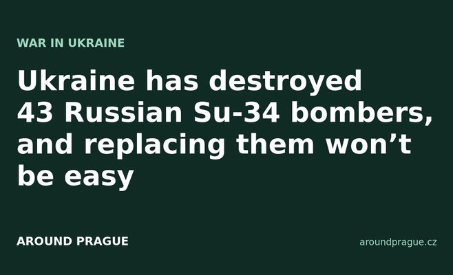 Ukraine has destroyed 43 Russian Su-34 bombers, and replacing them won’t be easy