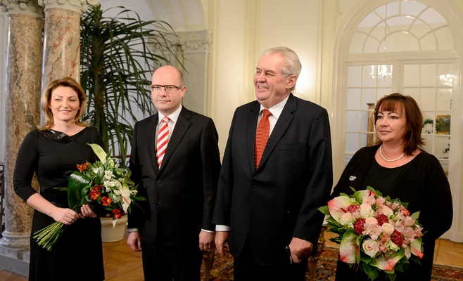 Премьер-министр и президент Чехии во время новогоднего обеда договорились о сотрудничестве