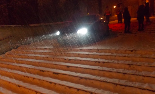 GPS-навигатор завёл туриста на лестницу, ведущую к Пражскому Граду