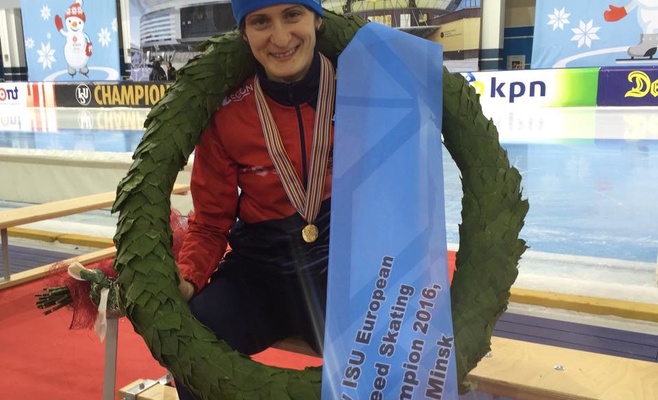Чешская конькобежка Сабликова в 5-й раз стала чемпионкой Европы