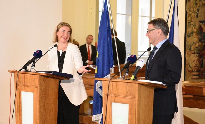 Глава чешского МИДа встретился с Верховным представителем Евросоюза