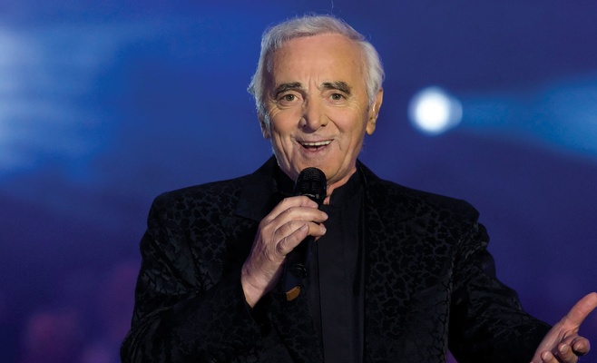 Шарль Азнавур в Праге