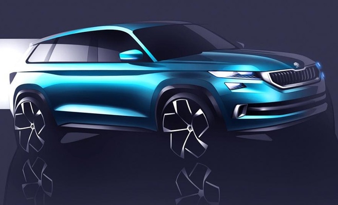 Škoda представила концепт нового кроссовера VisionS
