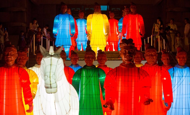 Празднование китайского Нового года в Праге