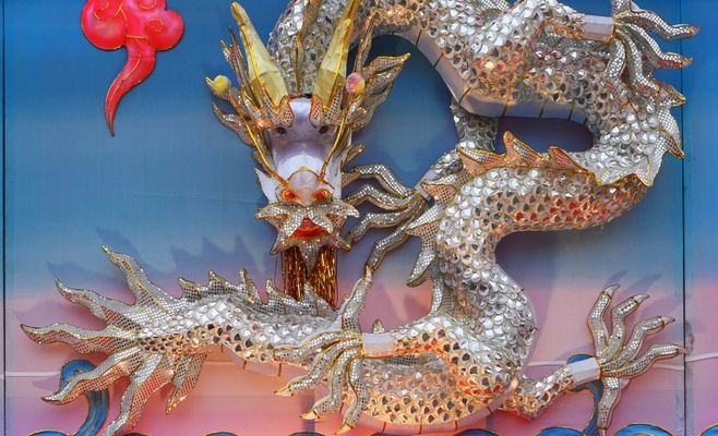 Празднование китайского Нового года в Праге