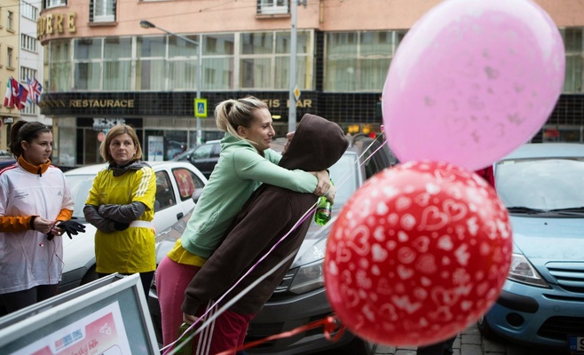 Валентинский забег в парке Стромовка