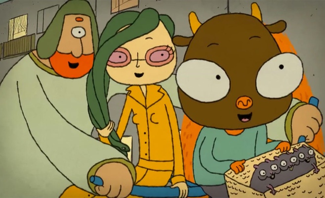 Валентинский показ мультфильмов о любви