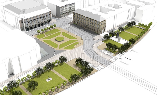 Площадь Яна Палаха в Праге будет реконструирована