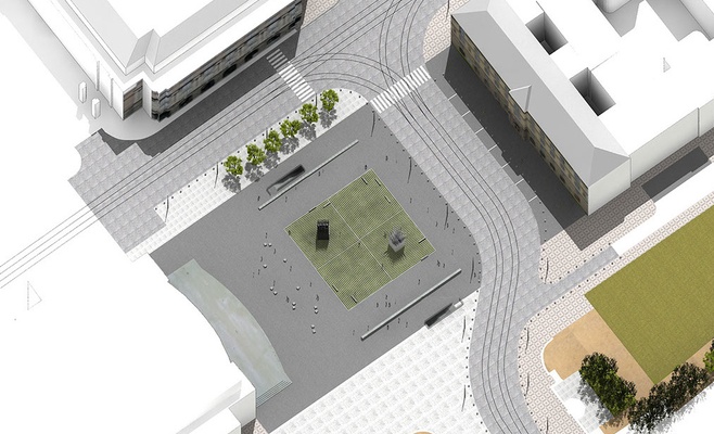 Площадь Яна Палаха в Праге будет реконструирована