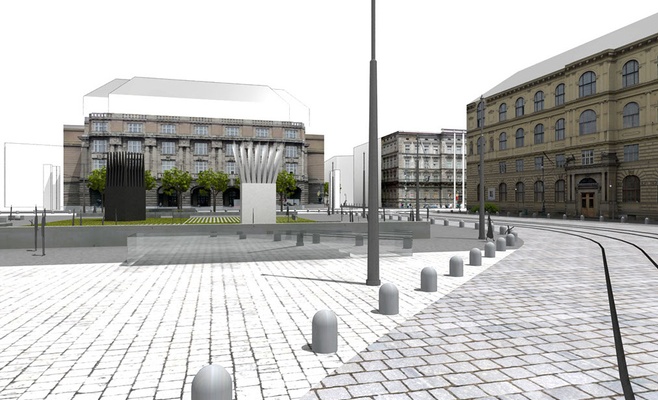 Площадь Яна Палаха в Праге будет реконструирована