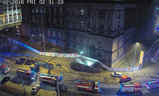 Минувшей ночью в Праге горело здание Национального музея