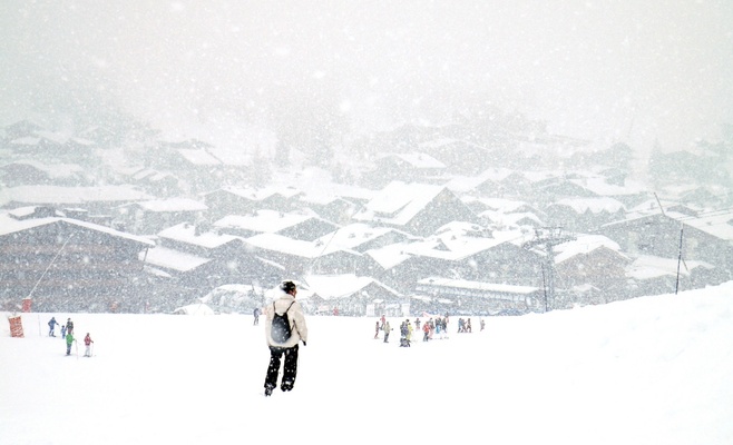 Завтра в Чехии ожидается мощный снегопад