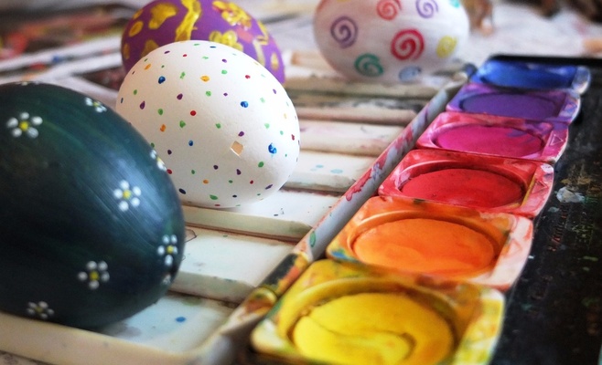 Выставка пасхальных яиц