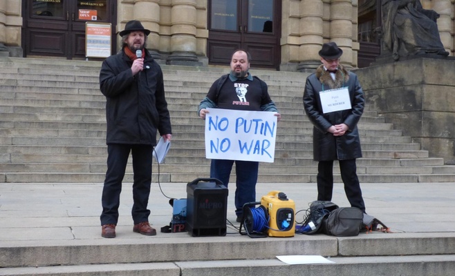 В Праге состоялась акция памяти Бориса Немцова