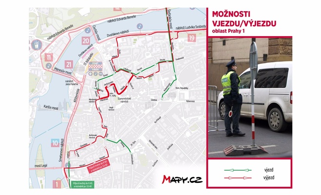 В связи с пражским полумарафоном будет ограничено движение транспорта