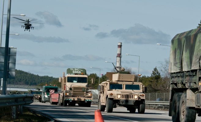 Конвой армии США проедет через Чехию. В этот раз самый большой за всё время