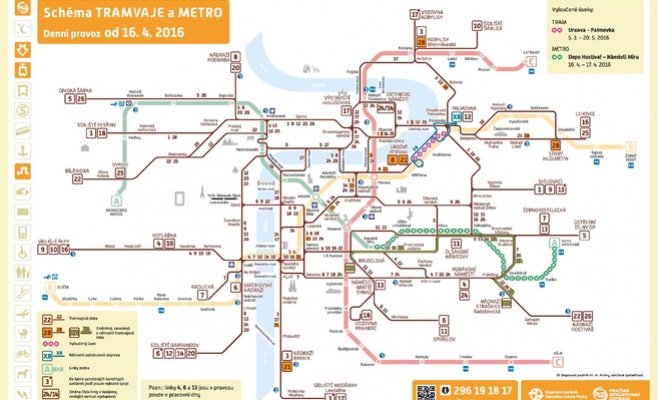 В выходные будет ограничено движение пражского метро