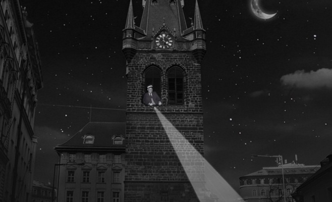 Чешская художница дорисовывает Прагу